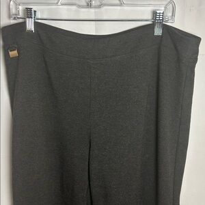 Valerie Stevens Black Ponte Knit Pants